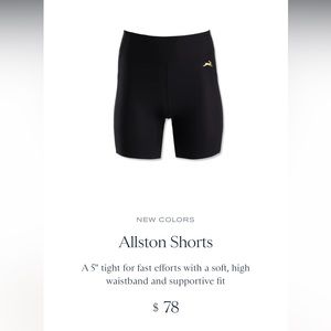 Tracksmith Allston Short- Olive size Small